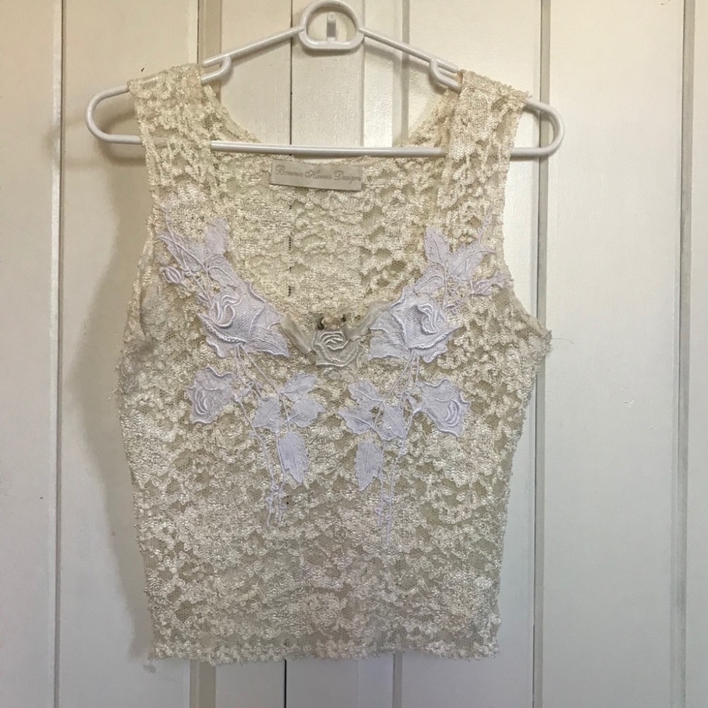 Vintage Boho chic lace cami/tank